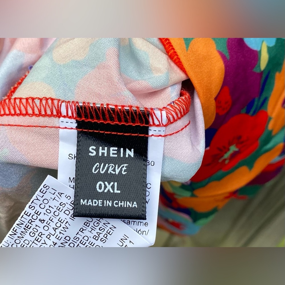 SHEIN Floral Multicolor Dress - Picture 4 of 5